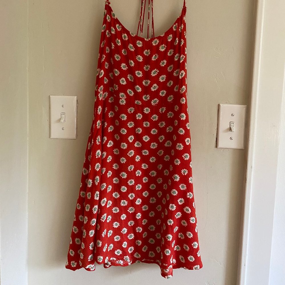 LF Millau Red Floral Sundress
